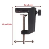 C-Shaped Clip Desk Table Mount Clamp For Microphone Suspension Boom Scissor Arm Stand Holder Table Light Bracket 4