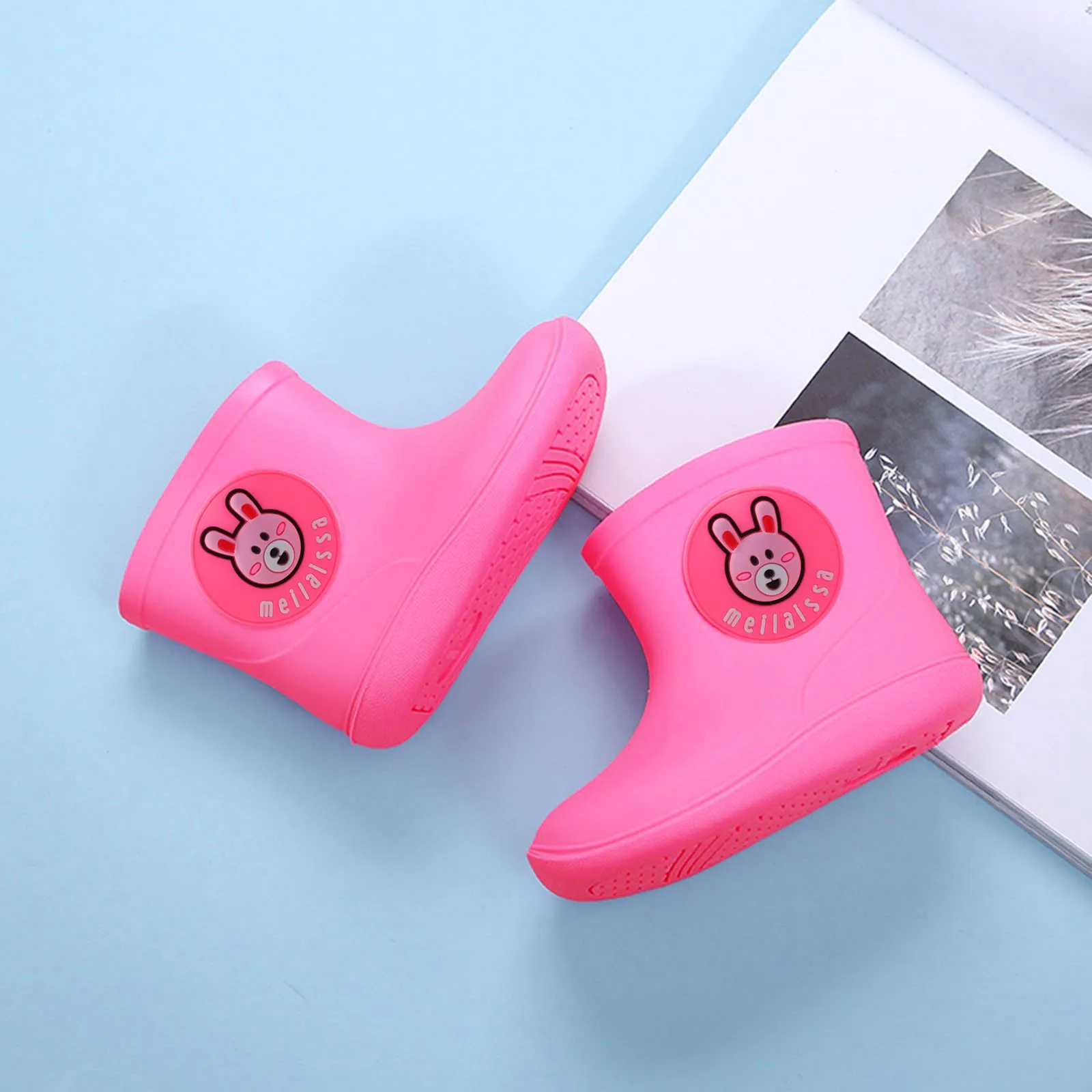 Cartoon Boots Kids Rain Boys Toddler Girls Rubber Baby Shoes 7c Boy Snow Boots baby shoes baby boots