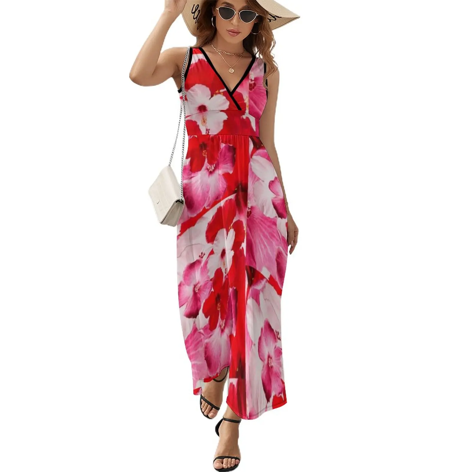 

Винтажное платье для выпускного вечера, розовое и красное