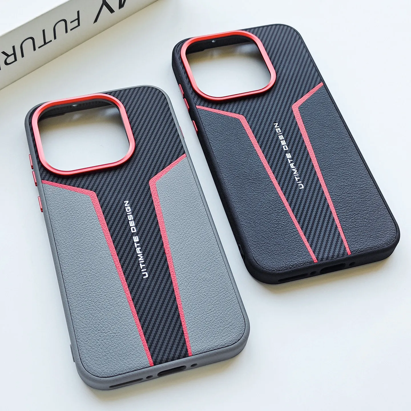 Elegant PU Leather Skin-Friendly Shockproof Phone Cover - Anti-Fall Protective Case with Enhanced Bumper Protection