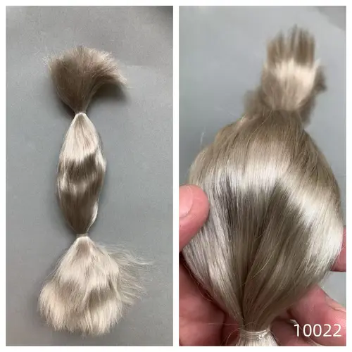 witdiy/23-26cm/mohair doll hair/organic hair/mohair hair bundles/Schengen hair/reborn doll wig/Blythe hair/mohair wig - Image 14