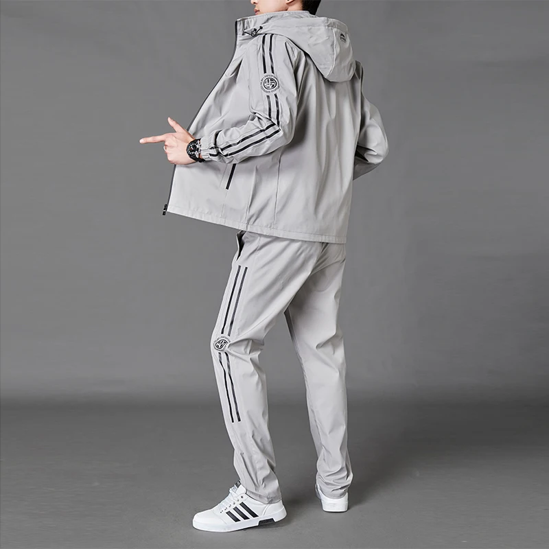 Sports jacket suit men's casual fashion brand Fall 2024 new style all-around handsome Korean version of the trend of slim coat