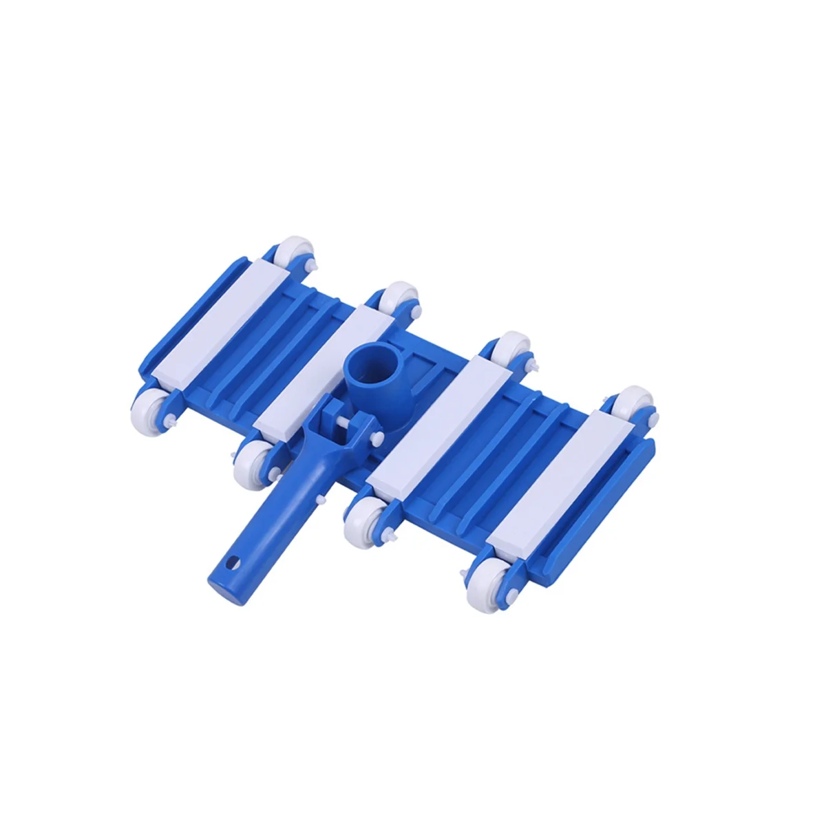 

14 Inch Weighted Pool Vacuum Head with Wheels Side Brush Flexible Pool Vacuum Head for Pond Spa Hot Tub Cleaning