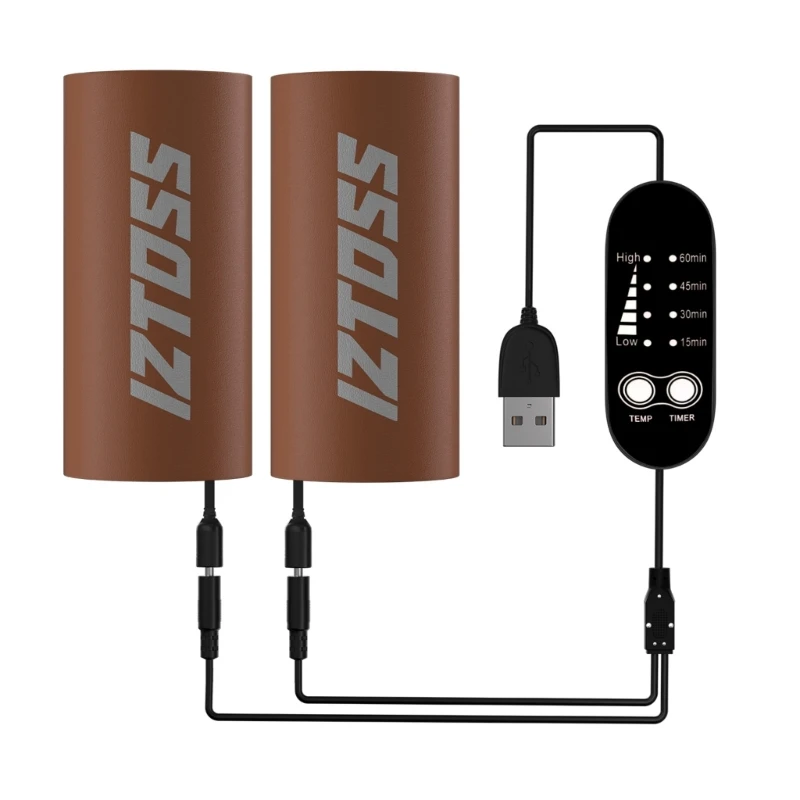 

Перчатки на руль с USB-подогревом для мотоциклов, зимние накладки на ручки с подогревом, грелки для рук, водонепроницаемые, с 2