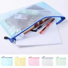

5Pcs/Set Storage Pouch Useful Reusable Thickened Assorted Prevent Lost File Bag School Accessories File Bag Storage Pouch