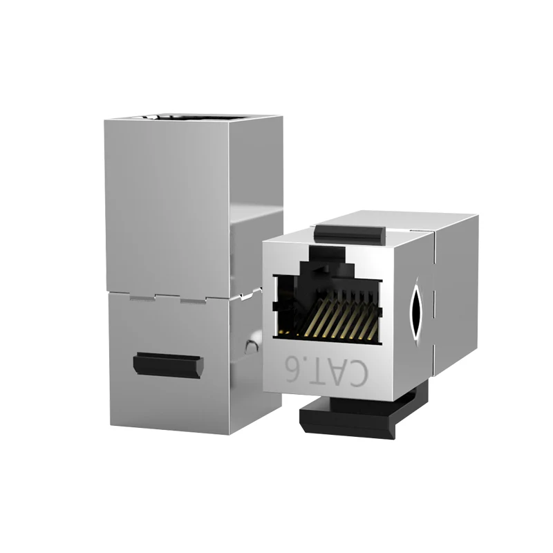 Cat6キーストーンジャックカプラー、シールドrj45コネクター、stp