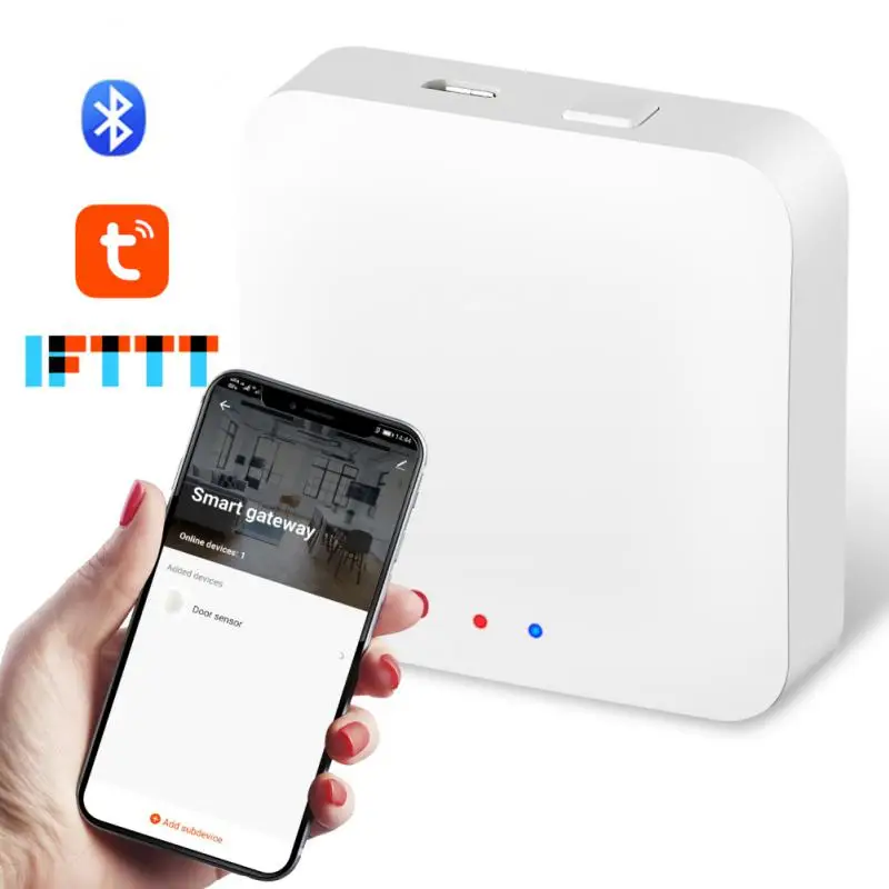 

Умный беспроводной сетевой шлюз Tuya, совместимая с Bluetooth система удаленного управления через приложение Tuya/Smart Life