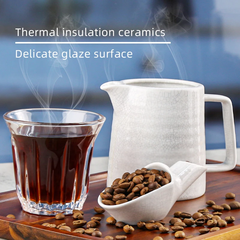 Creative Ceramic Coffee Dripper Set - طقم أدوات تق...