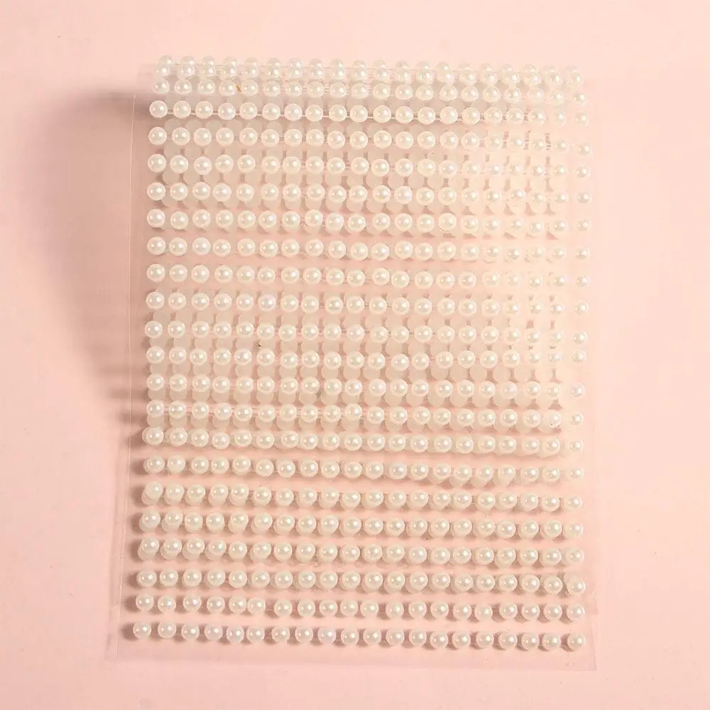 Women Eyes Makeup Diamond Resin White Pearl DIY Body Art Accessories Temporary Tattoos Beauty Face Stickers 3D Nail Rhinestones