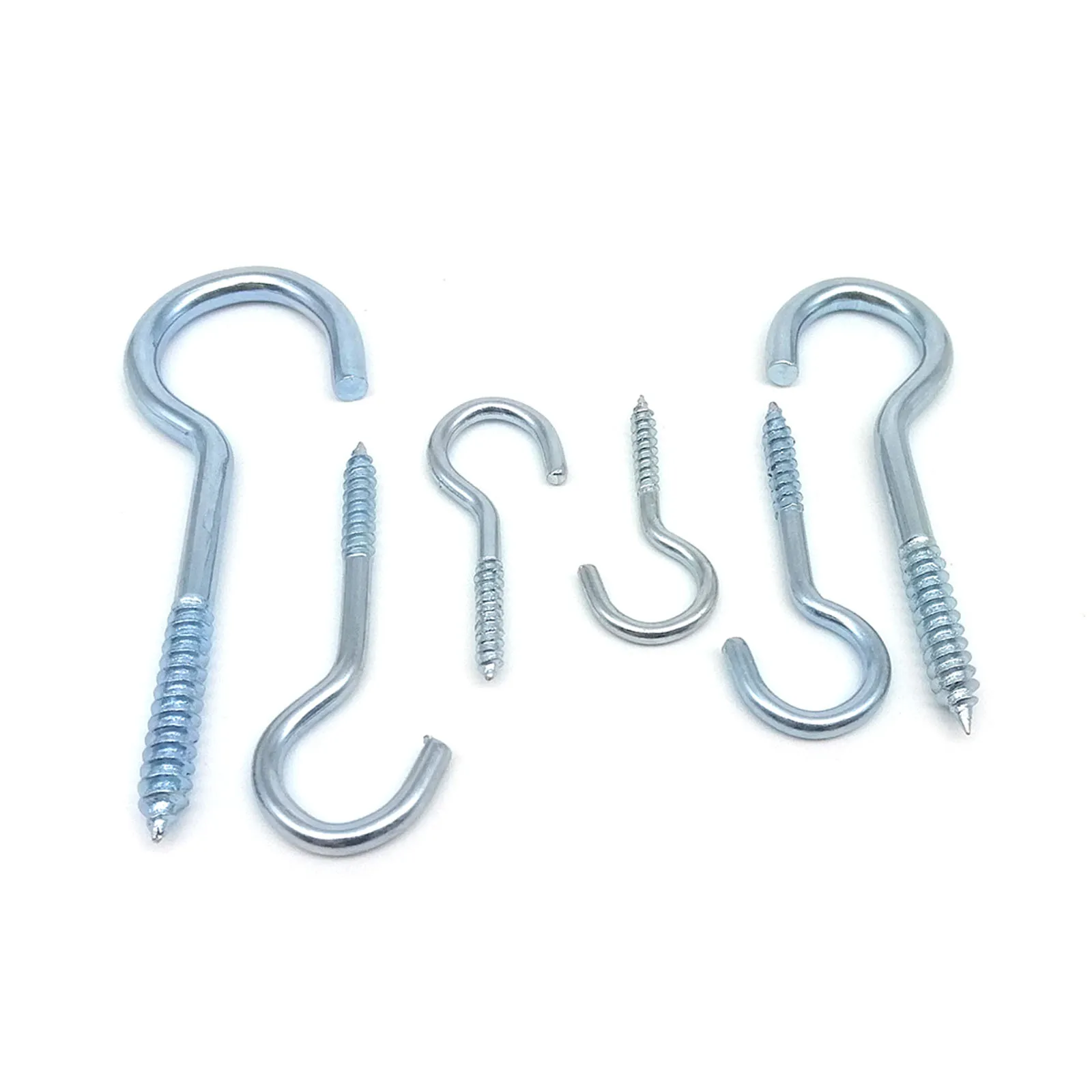 Picture Photo Frame Lamp Light Ceiling RV Tool Plant Curtain Net Wire Eye Bolt Eyebolt Screw in Spiral Hanger C Cup Hook 25pcs hanging hooks picture frame hangers wall hooks