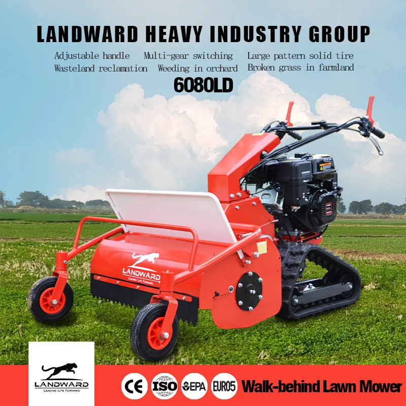 High Efficiency Field Mower Grass Machine Farm Use Remote Control Lawn Mower Walk-behind lawn mower Customized