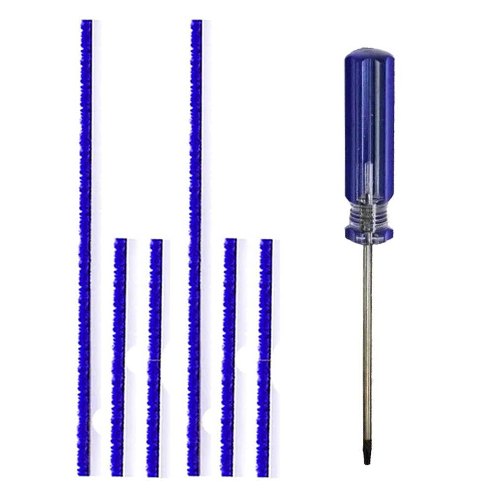 Plush and Felt Replacement Strips with Soleplate Wheels for Soft Roller Cleaner Heads