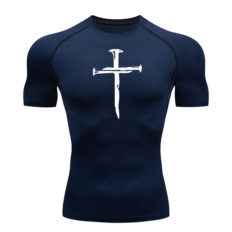 Christian Athletic Quick-Dry Compression Workout Tee