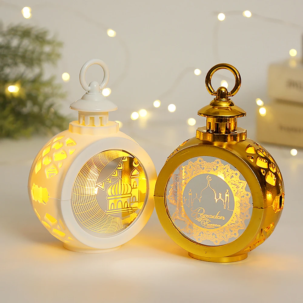 

Portable Led Candle Light Eid Mubarak Hanging Ornament Night Lamp Kids Gifts For Home Muslim Festival Party Decoration Lighting