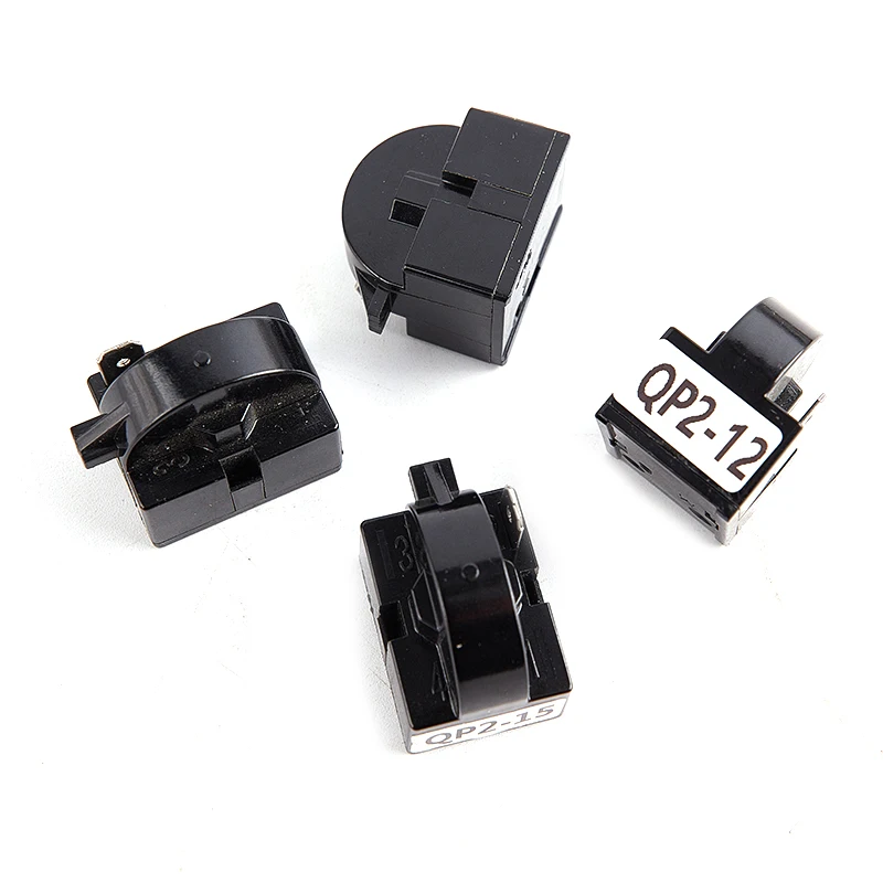 Refrigerator Fittings 1Pcs Freezer PTC Starter Thermal Protector Relay QP2-12 QP2-22 QP2-33 QP2-15 Plug refrigerator fittings