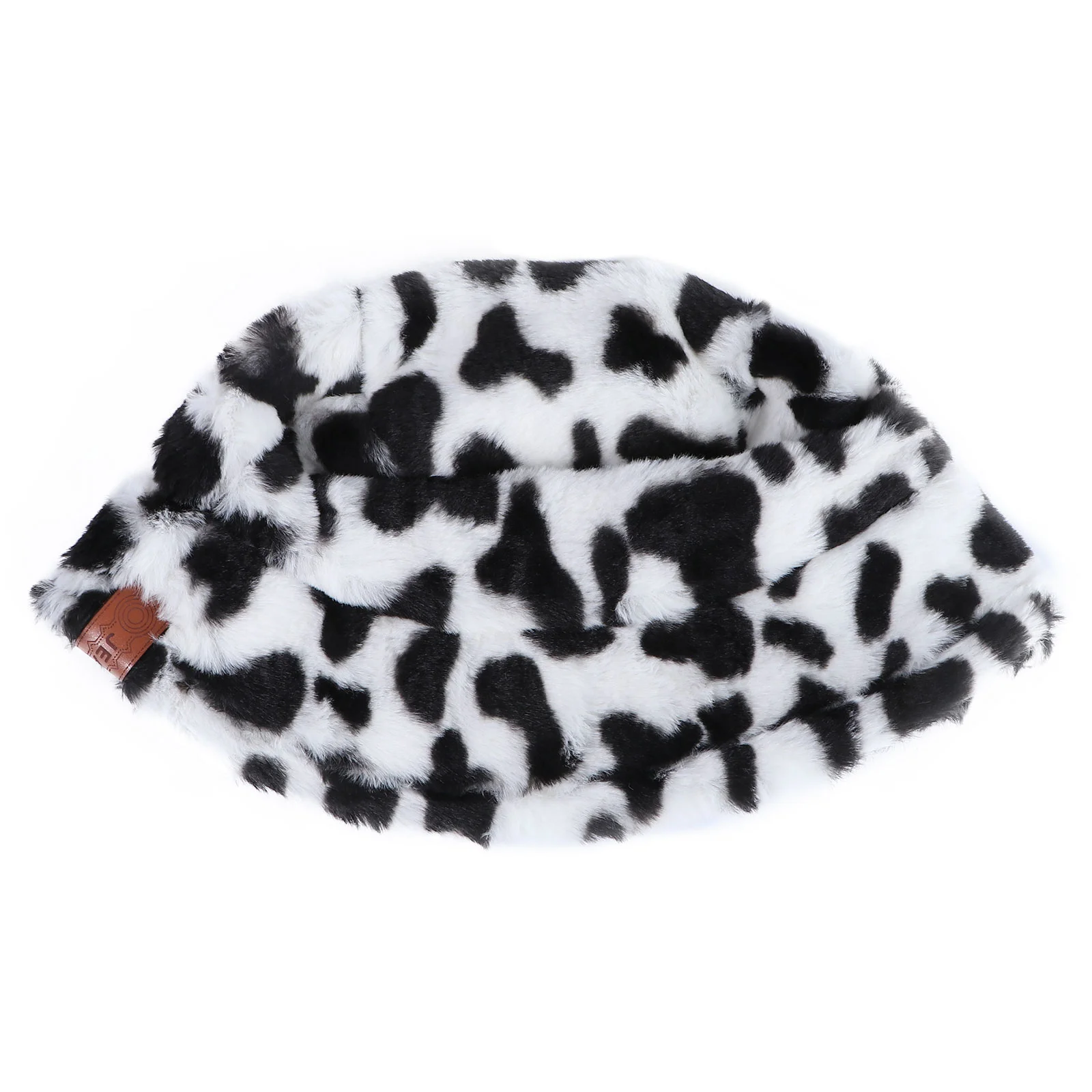 

Bucket Hat Cow Casual Warmer Fisherman Hat Plush Fall Warm Cap for Men 58cm ( Assorted Color )