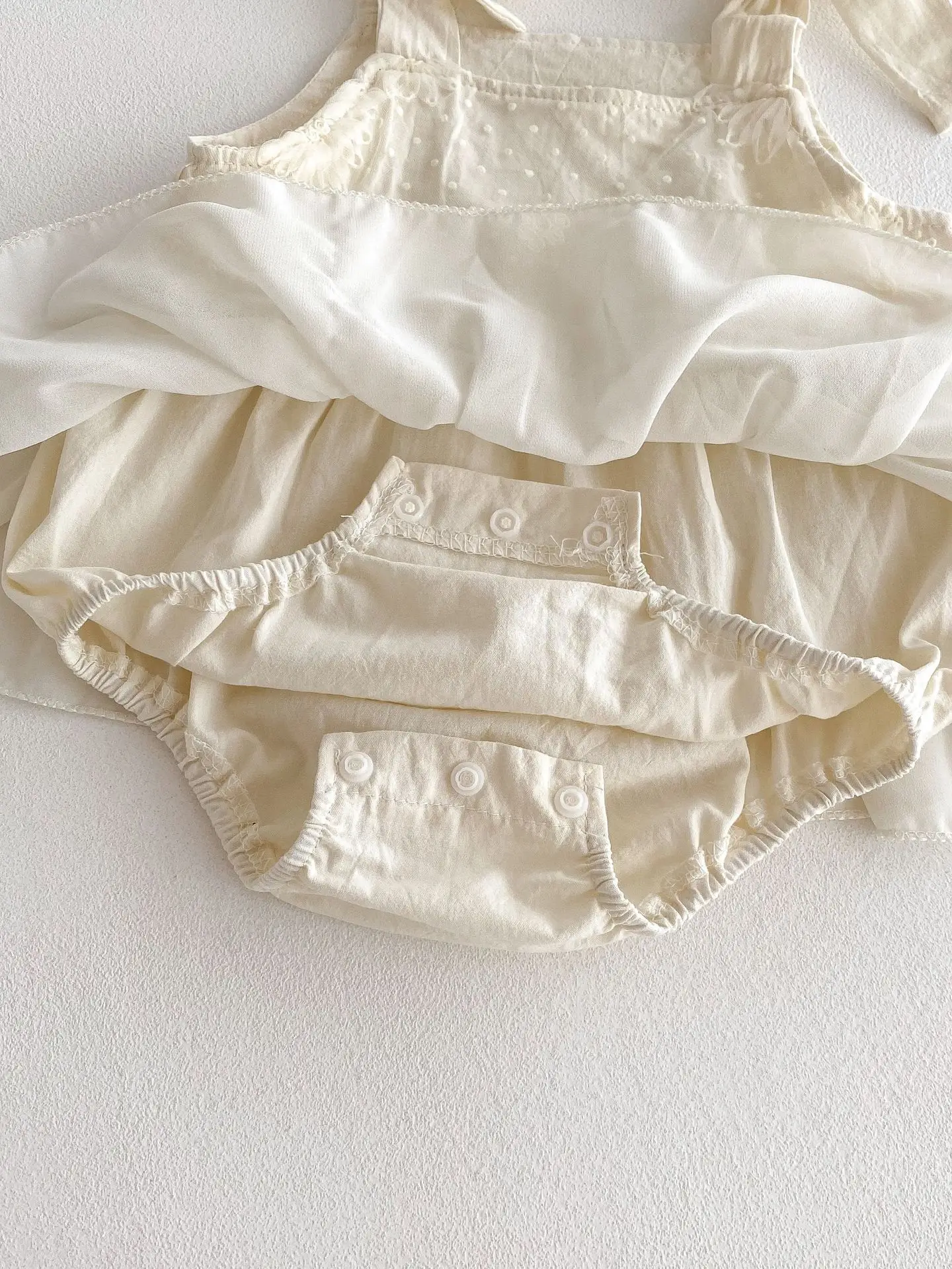 Summer Baby Girls Ruffle Bodysuit One Piece