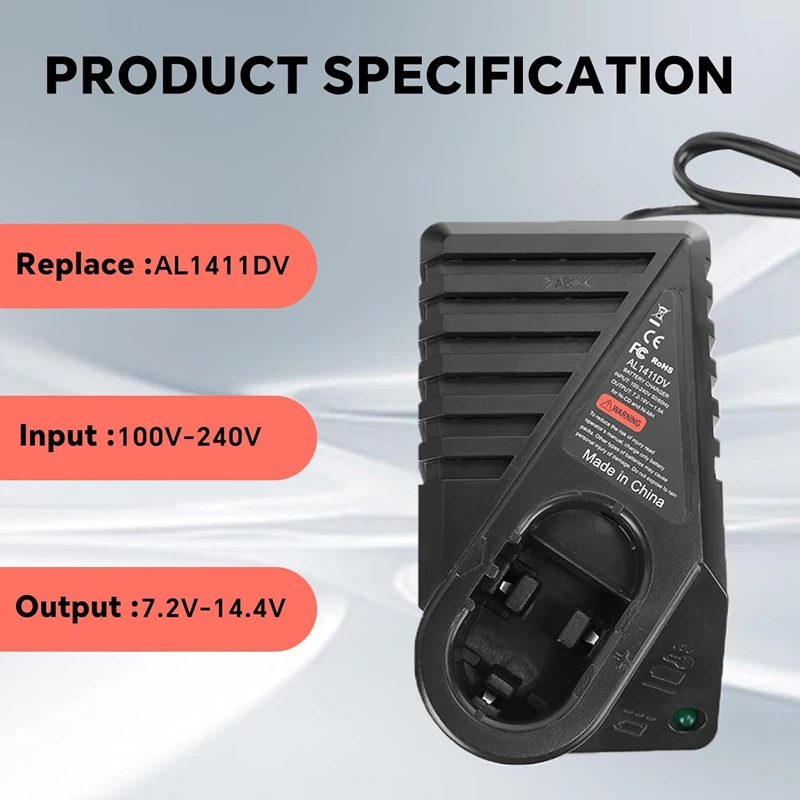 Universal NI-CD/NI-MH Battery Charger For Bosch Power Tools – 7.2V To 18V - View #6