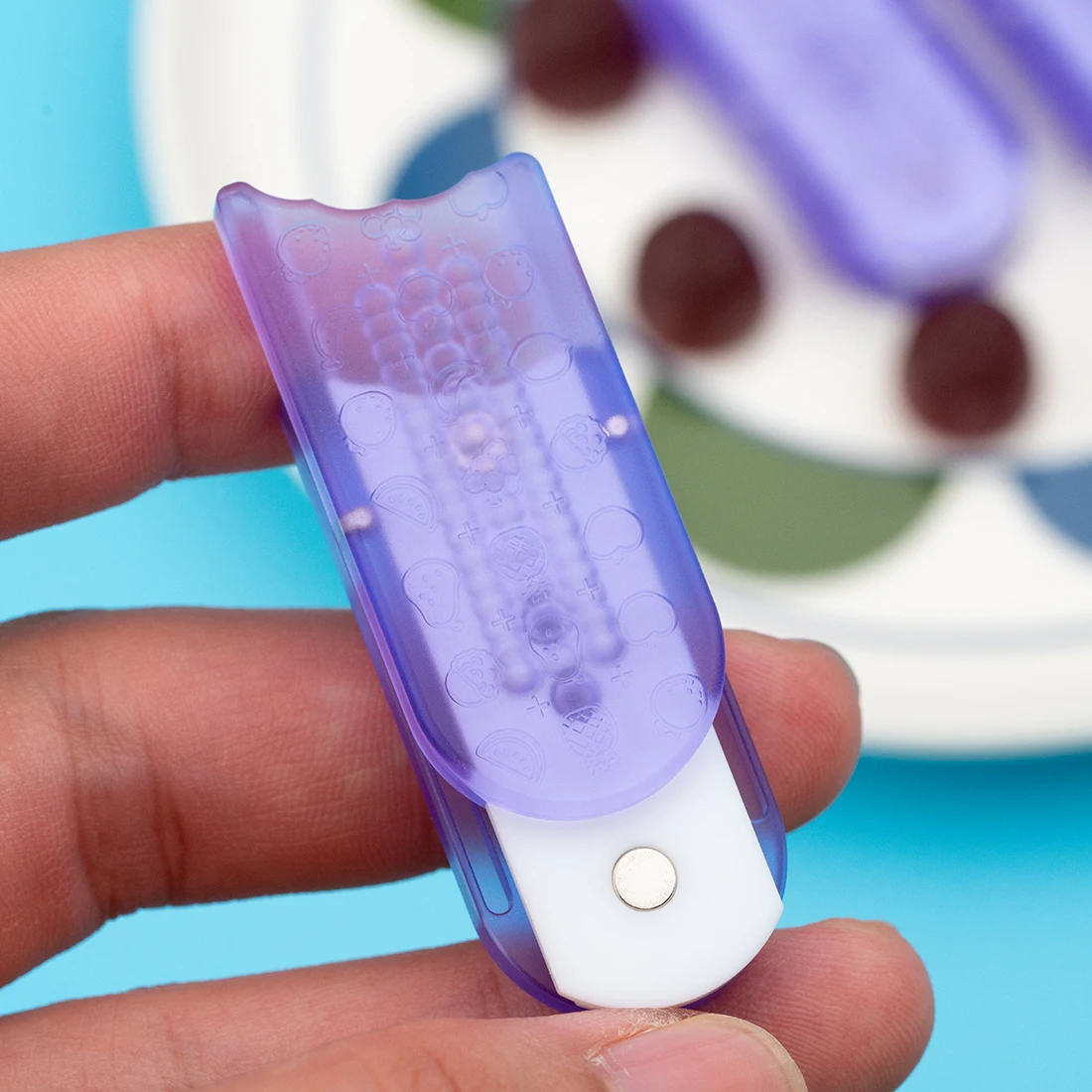 Mackie Gum Fidget Slider EDC Fidget Toys 성인용 안티 스트레스 손가락 끝 자이로 스코프 EDC 푸시 플레이트 사무실 스트레스 릴리프 ADHD 장난감