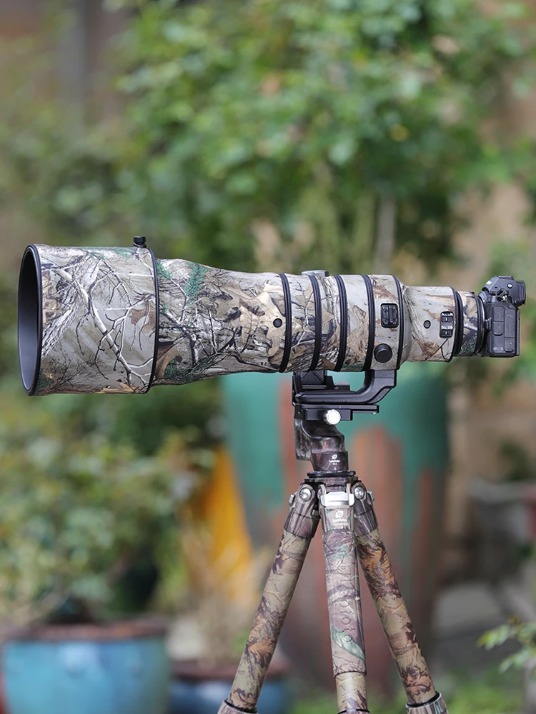 Chasing Birds Camouflage Lens Coat Per Nikon Z 600 F4 Tc Vr S Copertura Protettiva Per Lenti Impermeabile E Antipioggia Z600 Lens Coat