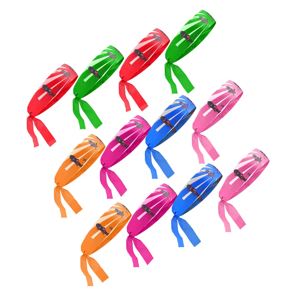 

Ninja Headband Decorative Karate Headbands Wide For Kids Sports Game Training Reusable