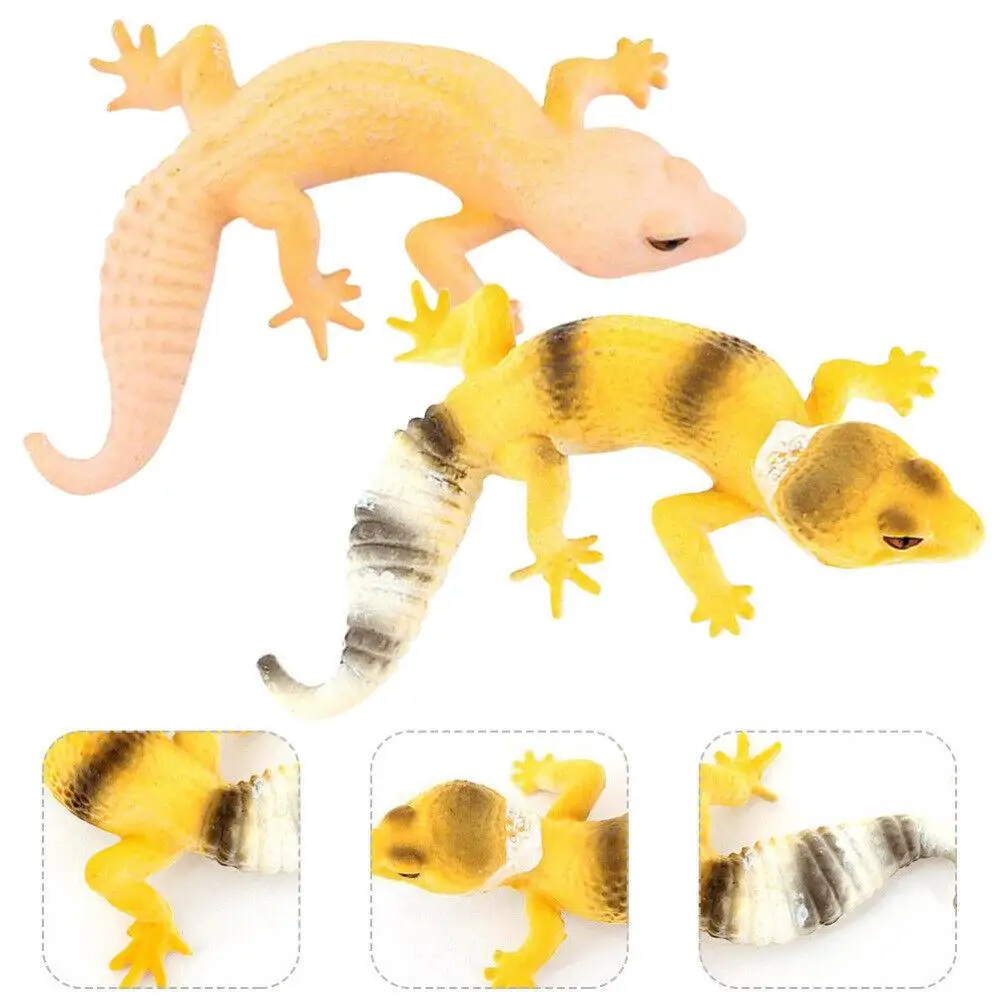 

Детские игрушки настольное украшение Gecko Скульптура Декор для дома скульптура модель животного игрушка модель Gecko