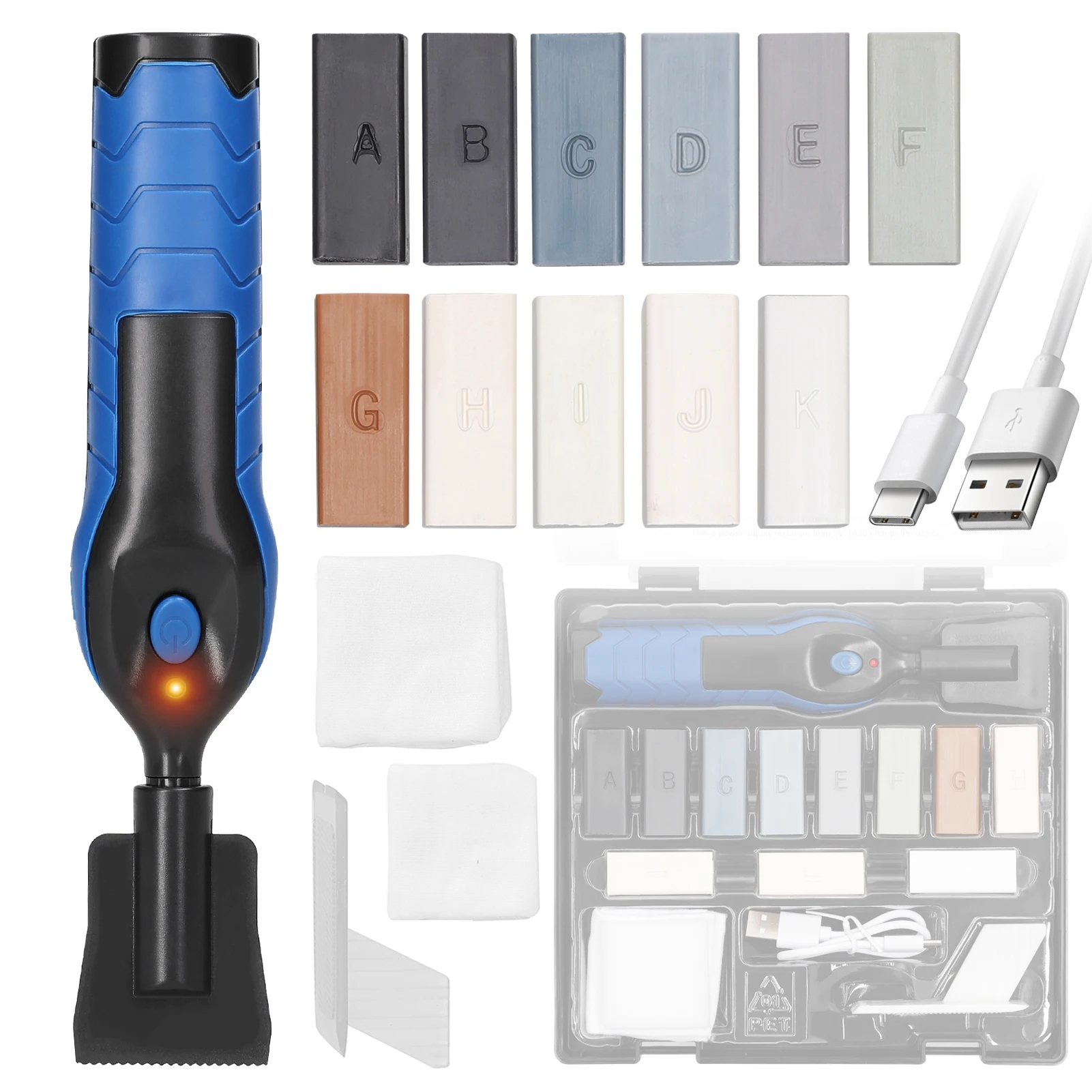DIY Floor Furniture Repairing Tool Set Ceramic Tile Scratch Hole Crack Filler Ha