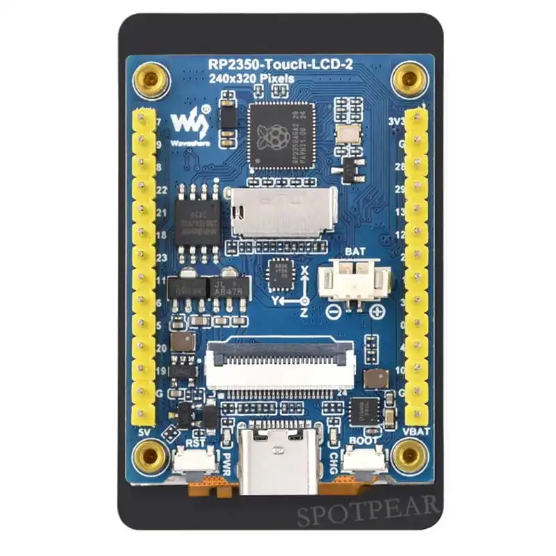 Raspberry Pi Pico 2 RP2350 2 inch LCD Capacitive TouchScreen Development Board 240x320 Display QMI8658 6-Axis/OV5640 Camera/SD image 3