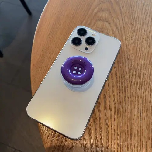 Korean 3D Cute Candy Buttons Bracket Phone Grip Tok Griptok Holder Ring For iPhone 16 Pro Accessories Phone Stand Holder Bracket - Image 16