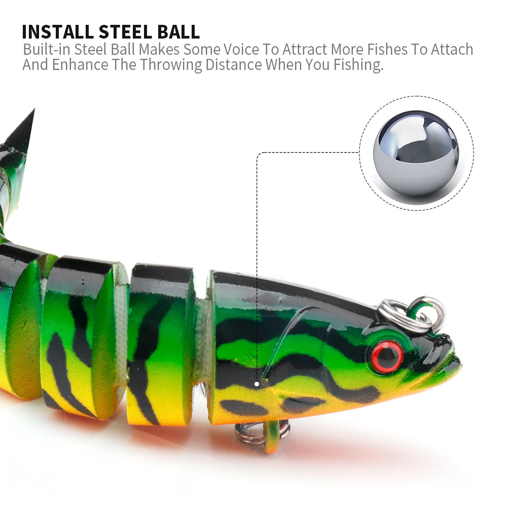 VTAVTA 100mm 10.5g 8 ׸Ʈ ŷ Wobblers  ̳ ϵ ΰ Baits ũ  Ƽ  Swimbaits