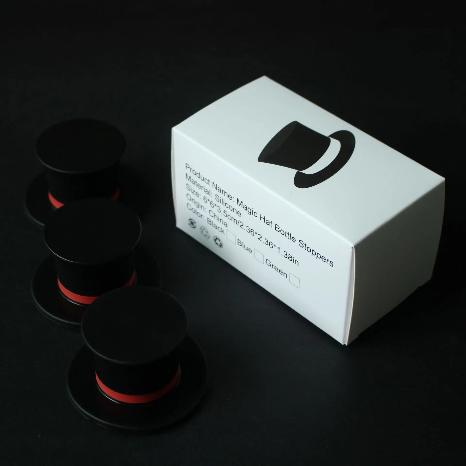 Magic Hat Wine Bottle Stopper Seal Cork Cover Silicone Wine thumbnail 7