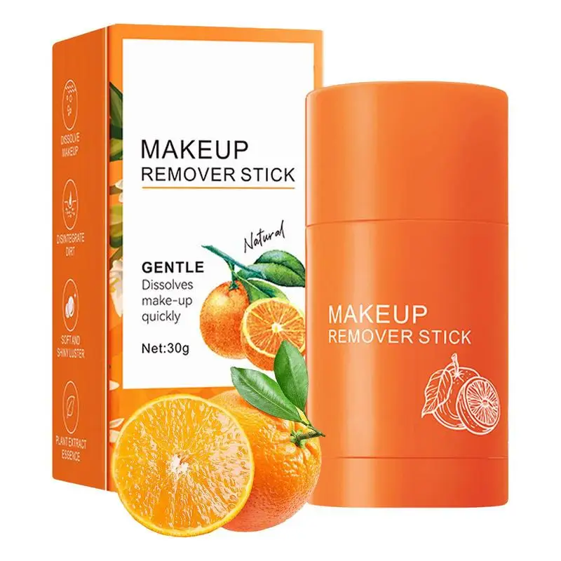 

30g Portable Citrus Makeup Remover Stick Deep Cleaning Balm Gel Clean Pores Cream Refreshing Moisturizing Skin Care