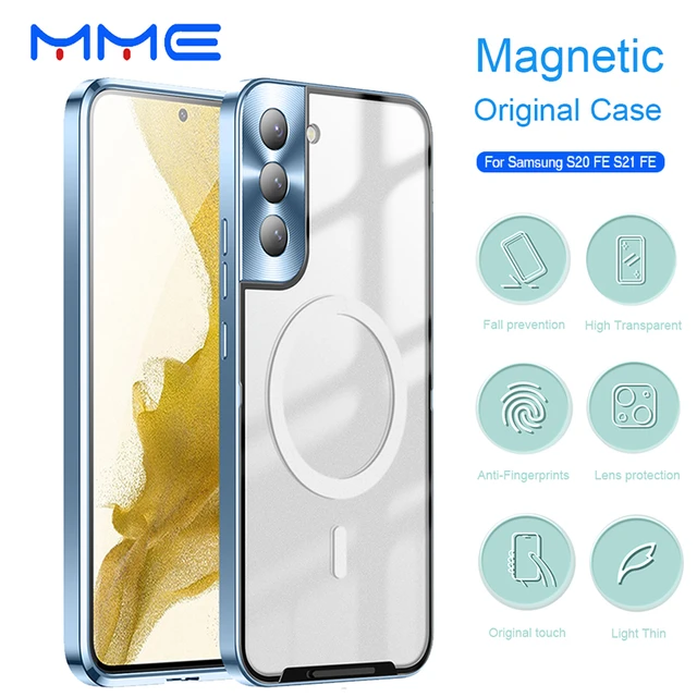 Magnetic Case for Samsung Galaxy S20 Fe for MagSafe Case/Shockproof Samsung  S20 Fe Case for MagSafe Transparent/Clear Phone Case Funda para Samsung