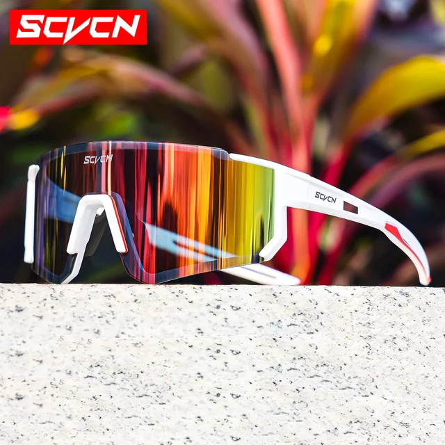 SCVCN nouvelles lunettes de soleil de cyclisme en plein air hommes lunettes de vélo de conduite sur route sport escalade femmes vélo cyclisme lunettes UV400