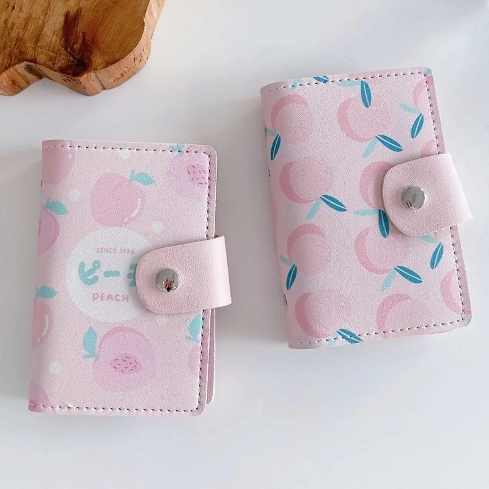 

26 отделений, держатель для карт, Высококачественная сумка для денег из искусственной кожи на кнопке, безопасная фотография