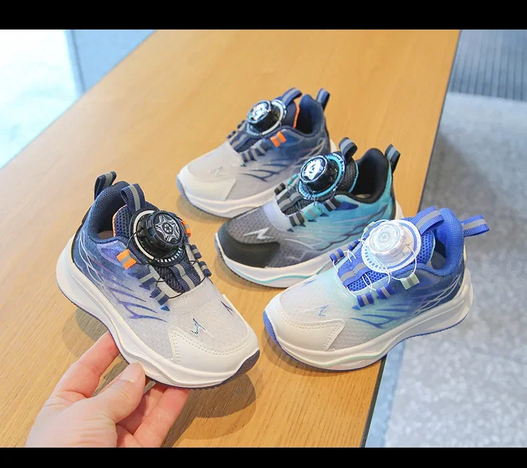 Description Picture 4 of itemNew Children Running Sports Shoes for Baby Baby Girls Mesh Breathable Sneakers Lightweight Toddler Kid Casual Walking Footwear