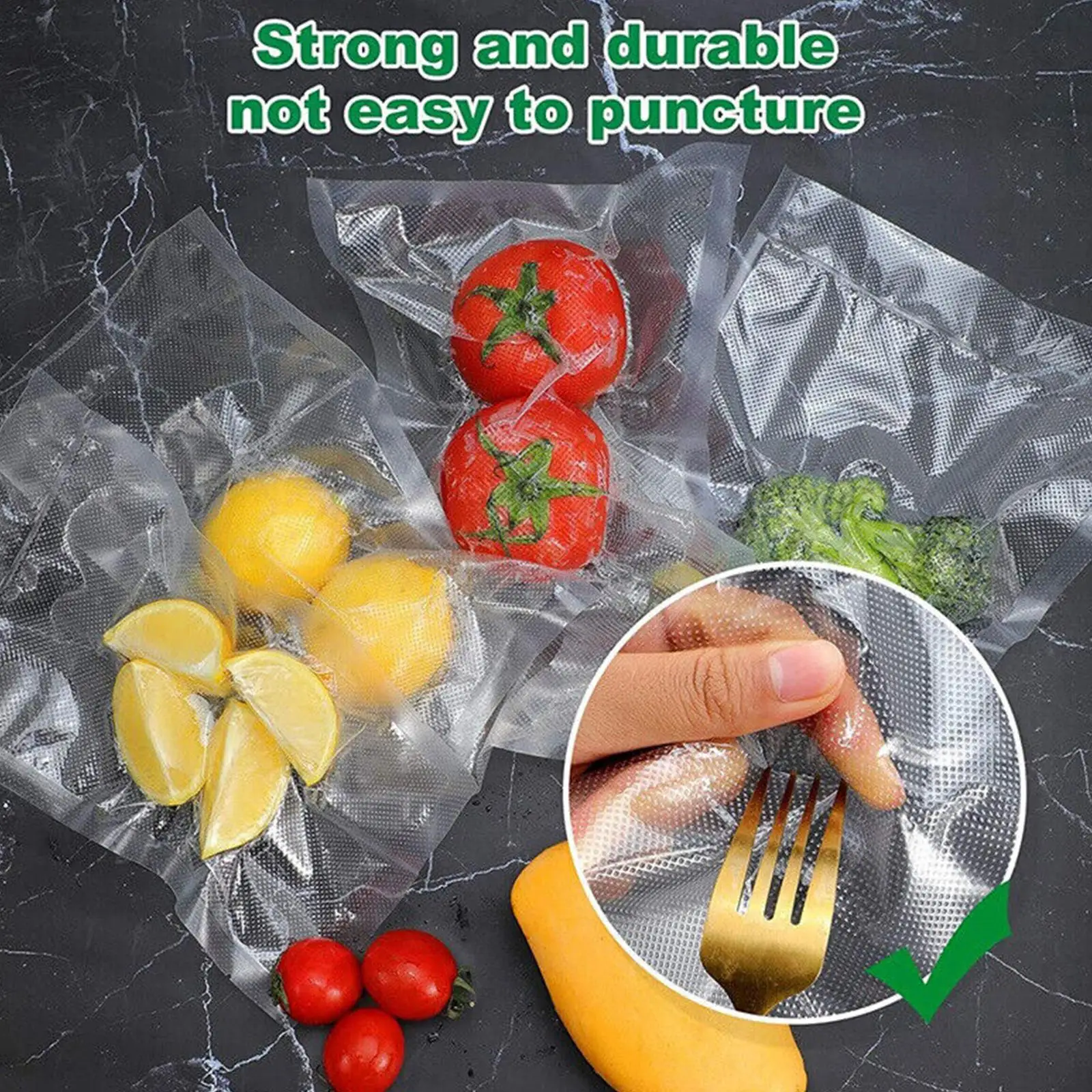 

12/15/17/20/25/28cm*500cm Kitchen Food Vacuum Bag Storage Bags For Vacuum Sealer Packaging Rolls Food Fresh Saver Vacuum Ba C1C2