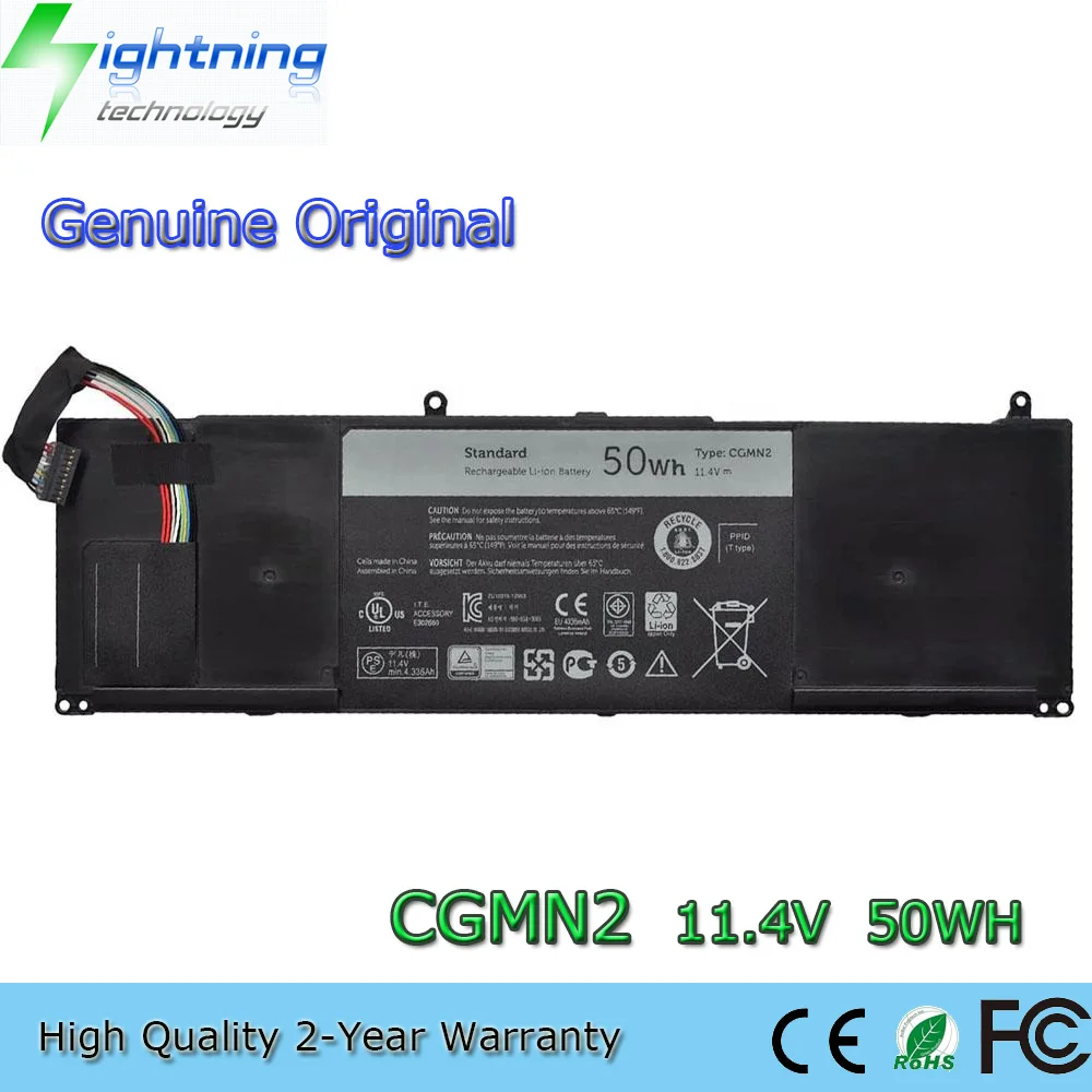 

Новый оригинальный CGMN2 11,4 в 50 Втч Аккумулятор для ноутбука Dell Inspiron 11 3000 Серия 11-3135 3137 3138 N33WY NYCRP