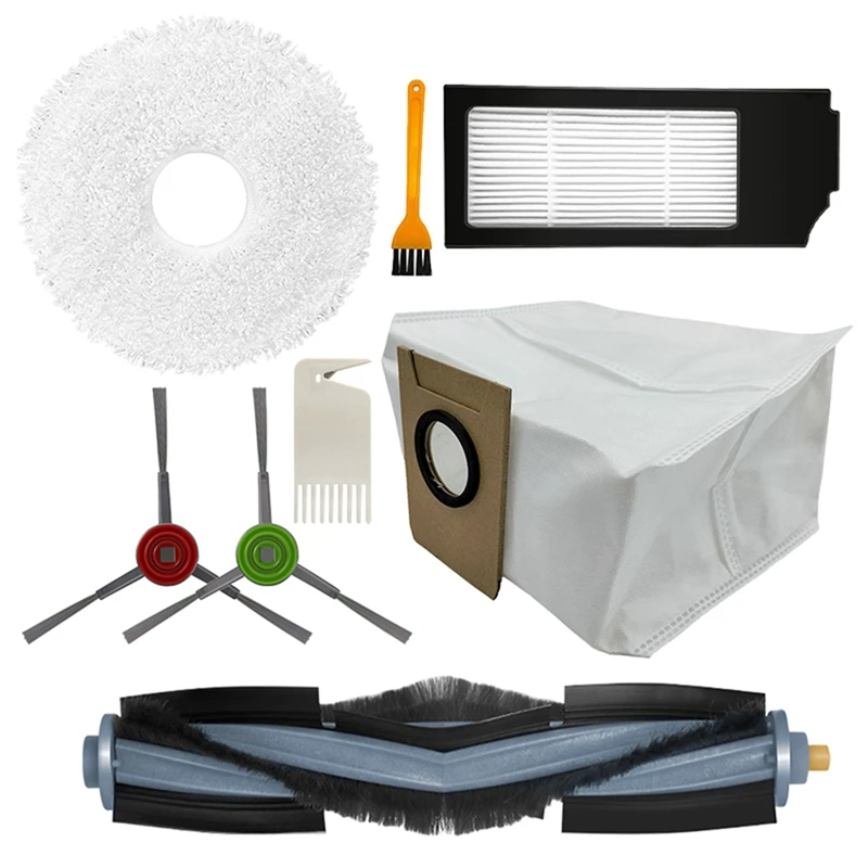 

HEPA фильтр Швабра основной/боковой щетки коврик пылевой Мешок Для Ecovacs Deebot X1 Turbo / Omni Robot Запчасти для пылесоса