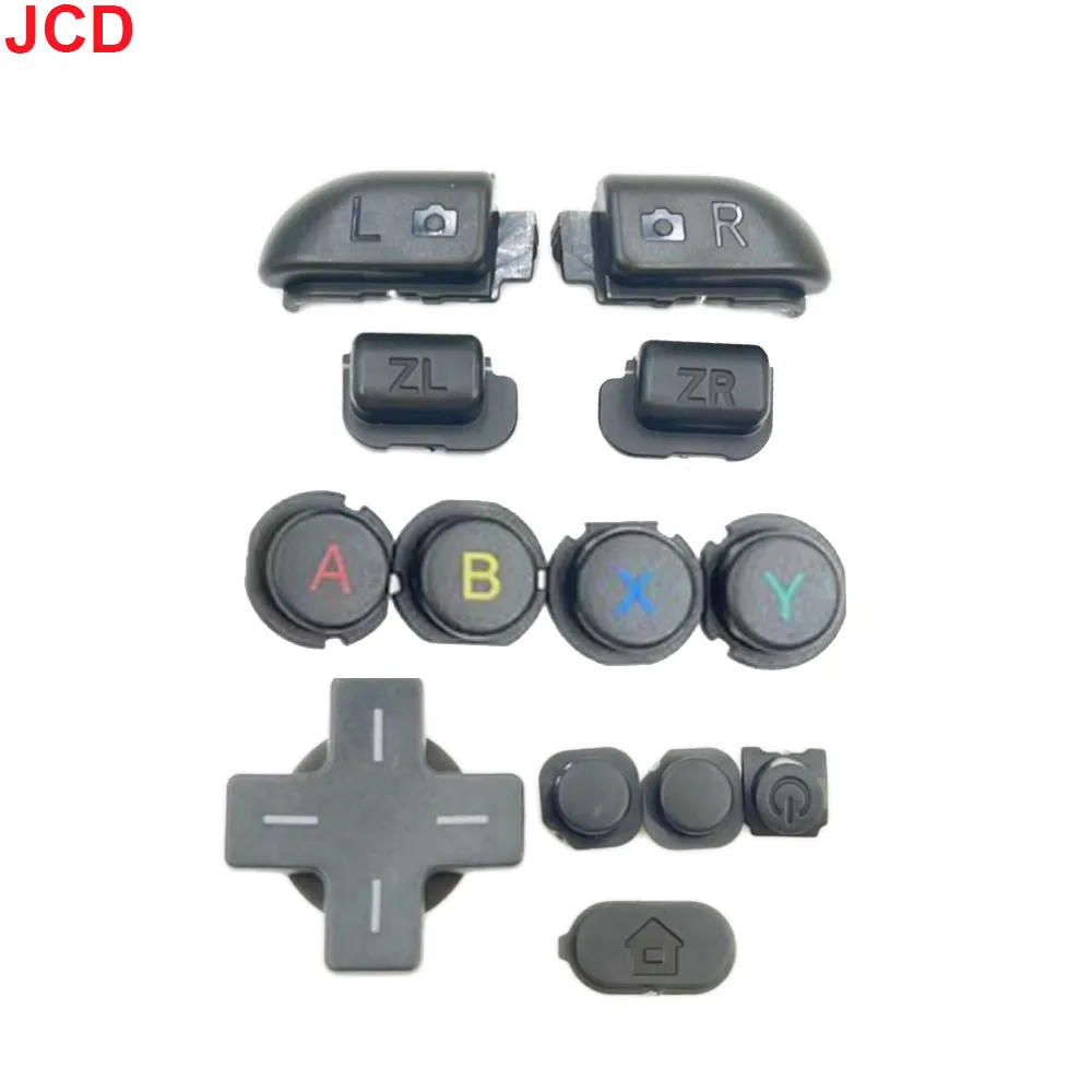 JCD 1set Repair Part ABXY Button LR ZL ZR HOME Button For New 3DS XL LL NEW 3DS LL/XL Cosone Replacement Parts