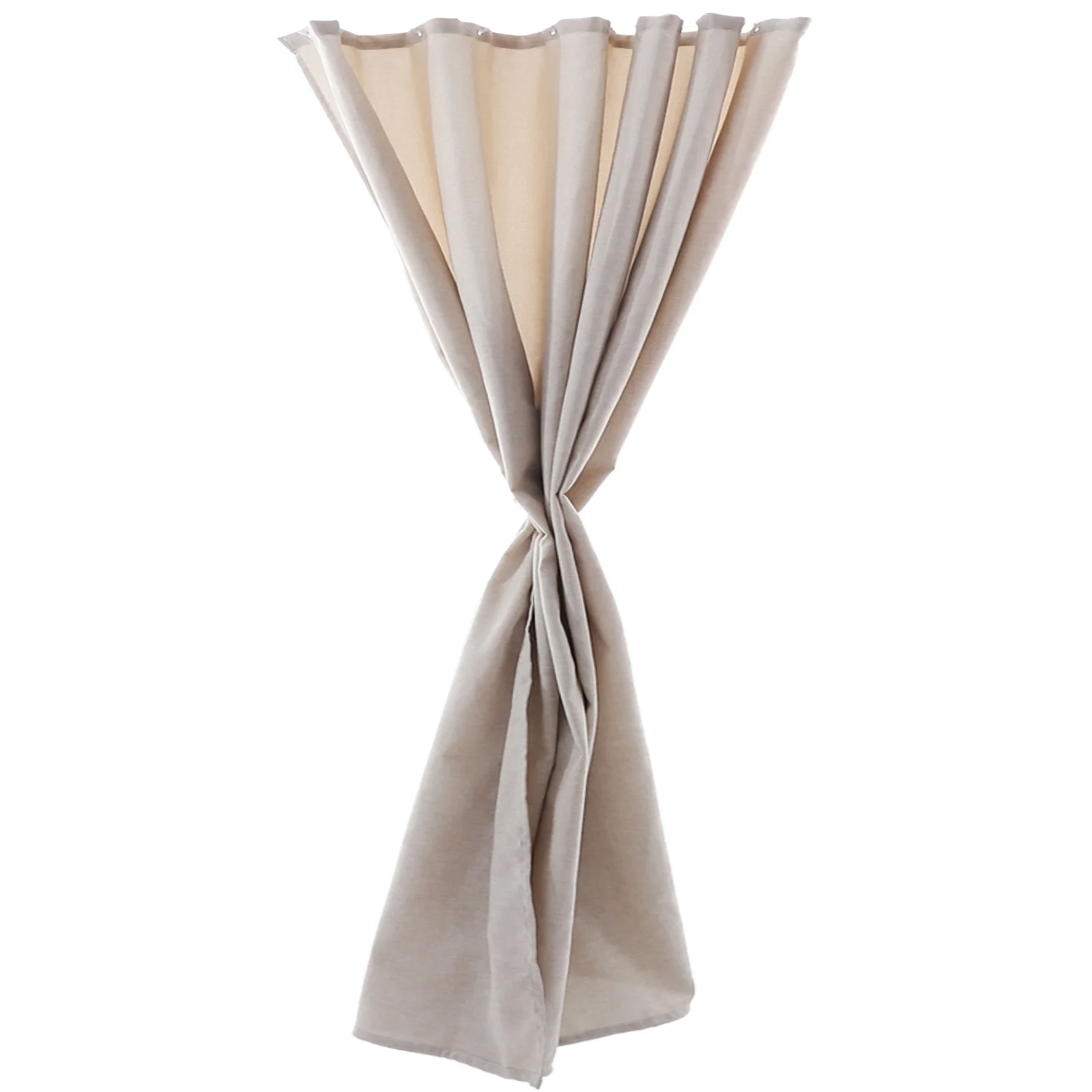 

Linen Shower Curtain Replacement Solid Color Shower Curtain for Hotel Home