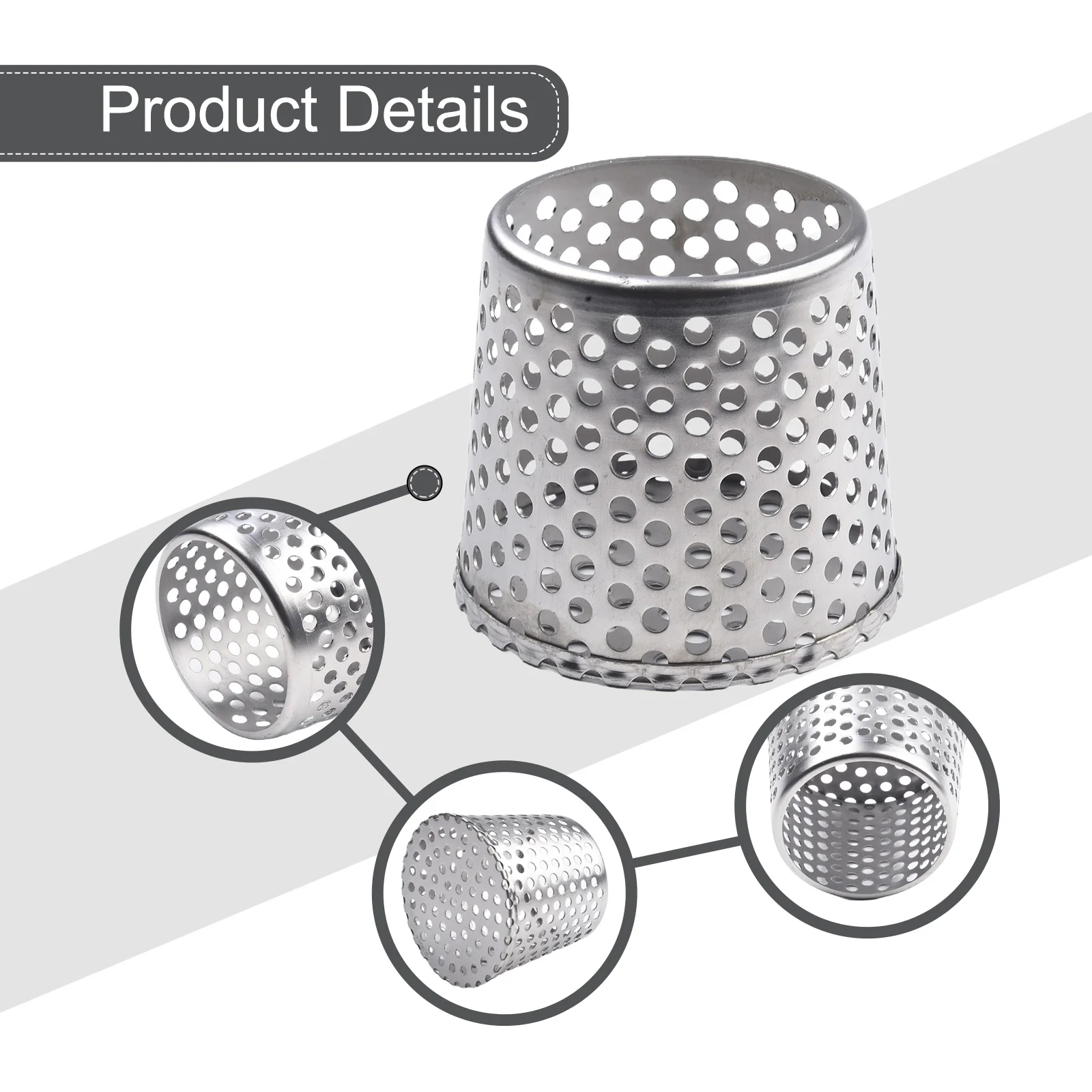 Drainage Cover Floor Drain Wall Insert For Rooftop Balcony Home Improvement Outdoor Rain Bucket Stainless Steel