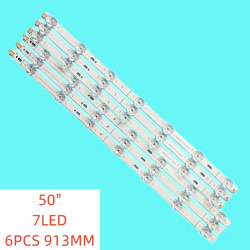 6pcs/set 7lamp New LED Backlight Strip for Hisense 50