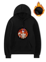 Women Big Size Skull Pullover Hood SweatshirtO Fall & Winter Street Y2K Versize Hoodies and Sweatshirt Plus Size Fleece Hoodie