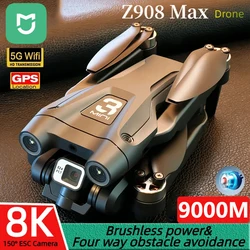 MIJIA New Z908 Pro MAX Drone Professional Brushless Motor 8K 5G GPS Dual HD Aerial Photography FPV Obstacle Avoidance Quadrotor