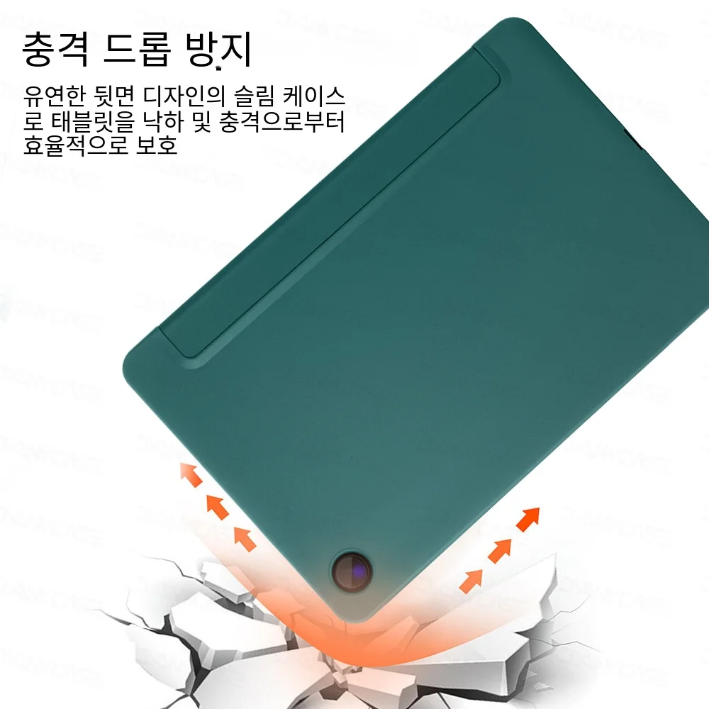 Premium TPU Leather Stand Tablet Cover with Auto Wake Up Function