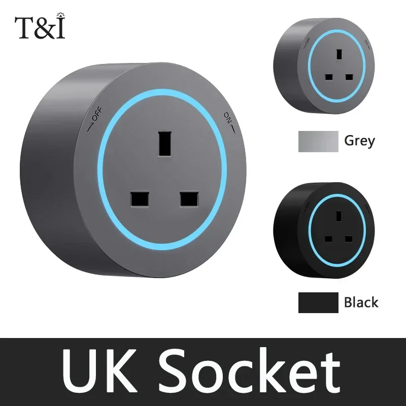 Rail Socket with USB Ports - Versatile Wall Mount or Embedded Track Outlet