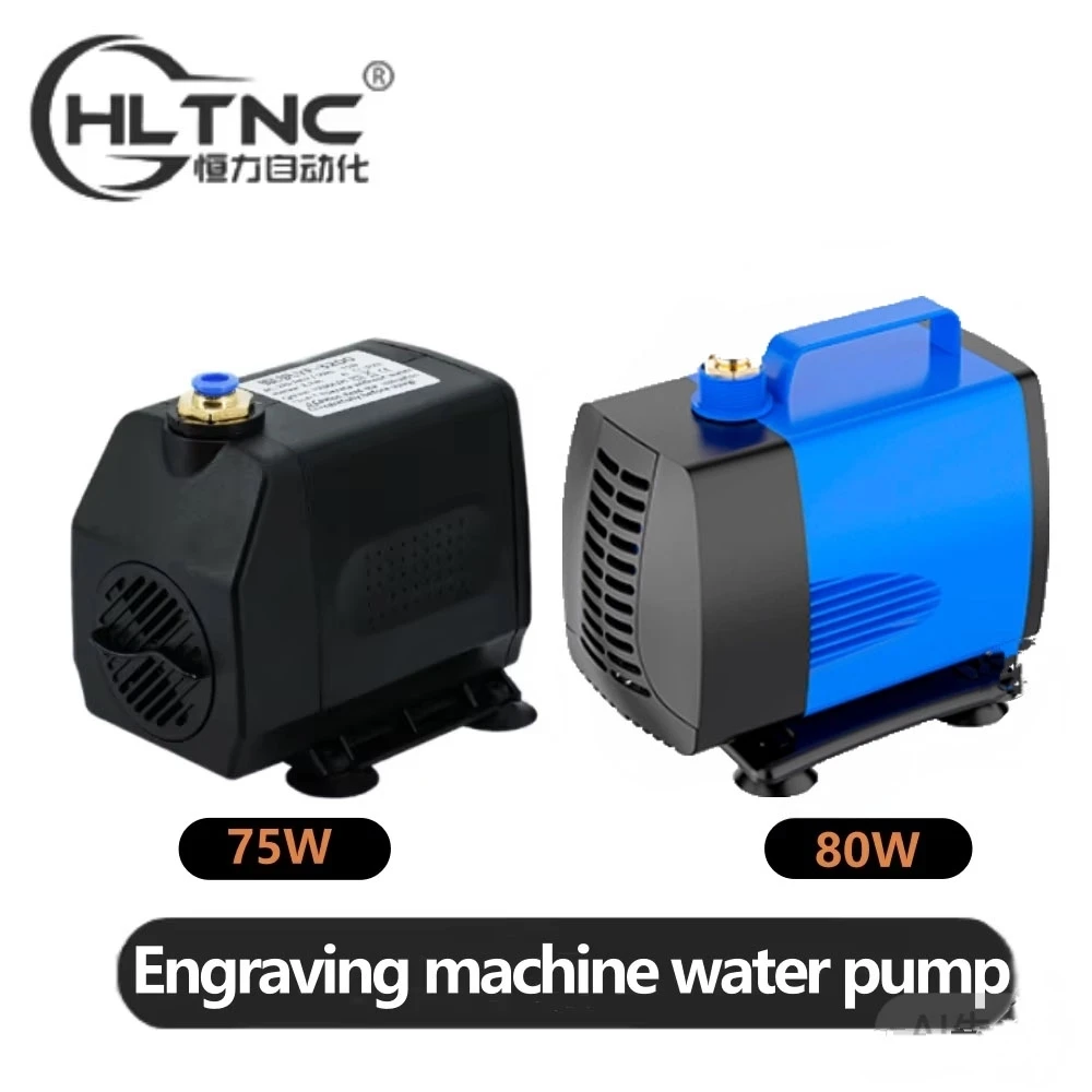 HLTNC – pompe à eau CNC 75W 80W 110V 220V, moteur de broche refroidi à l'eau pour Machine à graver, moteur de broche 1.5KW 2.2KW