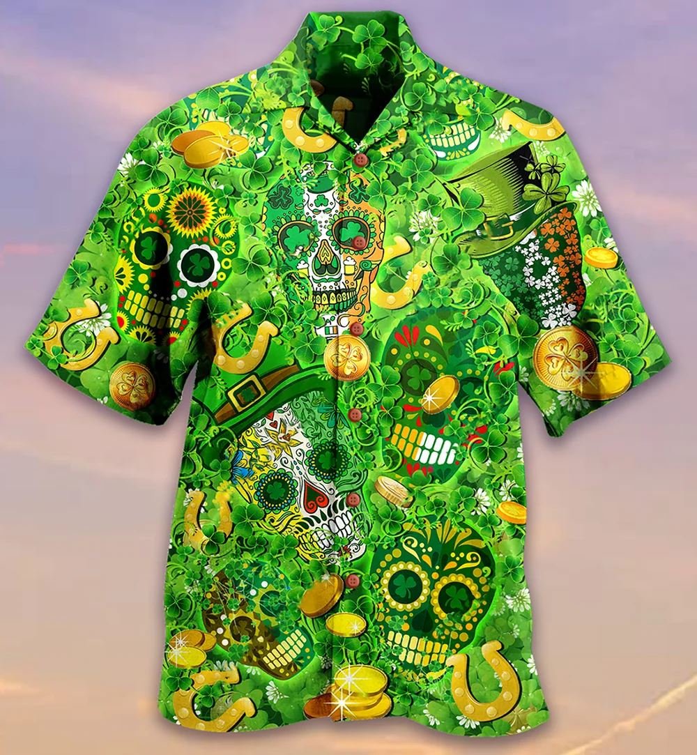 New Hawaii Shirts Kawaii Corgi Print Japanese Style Short Sleeve Button Up Cartoon Shirts Summer Oversize for Men And Women