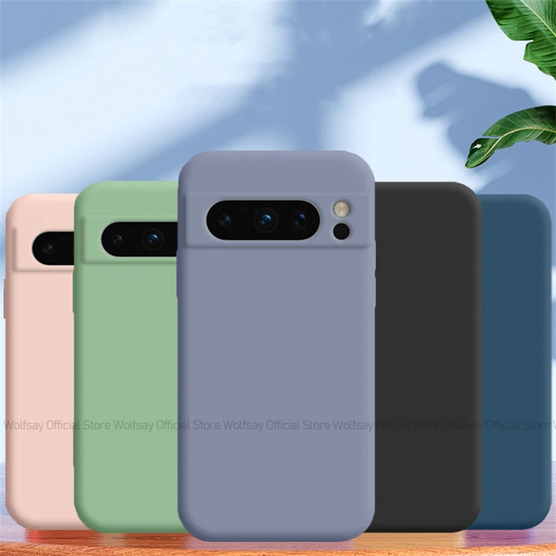 Shockproof Liquid Silicone Phone Back Cover in Matte Finish